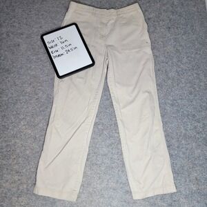 Vintage Lauren Ralph Lauren Women's Beige Cotton Utility Pants Size 12‎